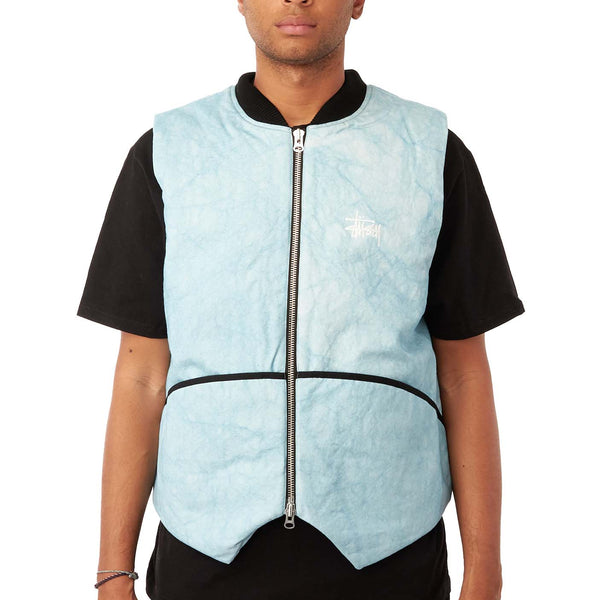 Stussy Mens Washed Canvas Primaloft Vest | ROOTED