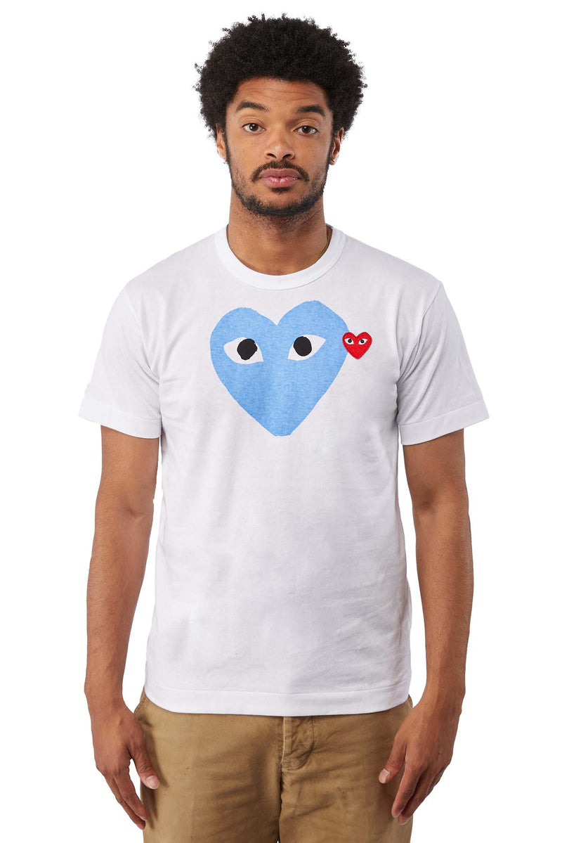 Comme Blue Heart Tee | ROOTED