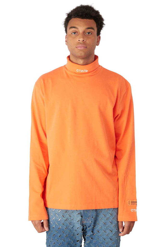 Heron Preston Mens NF CTNMB LS Rollneck Tee