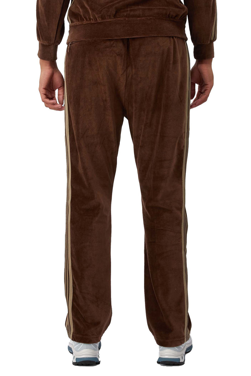 Needles Mens C/PE Velour Narrow Track Pant | ROOTED