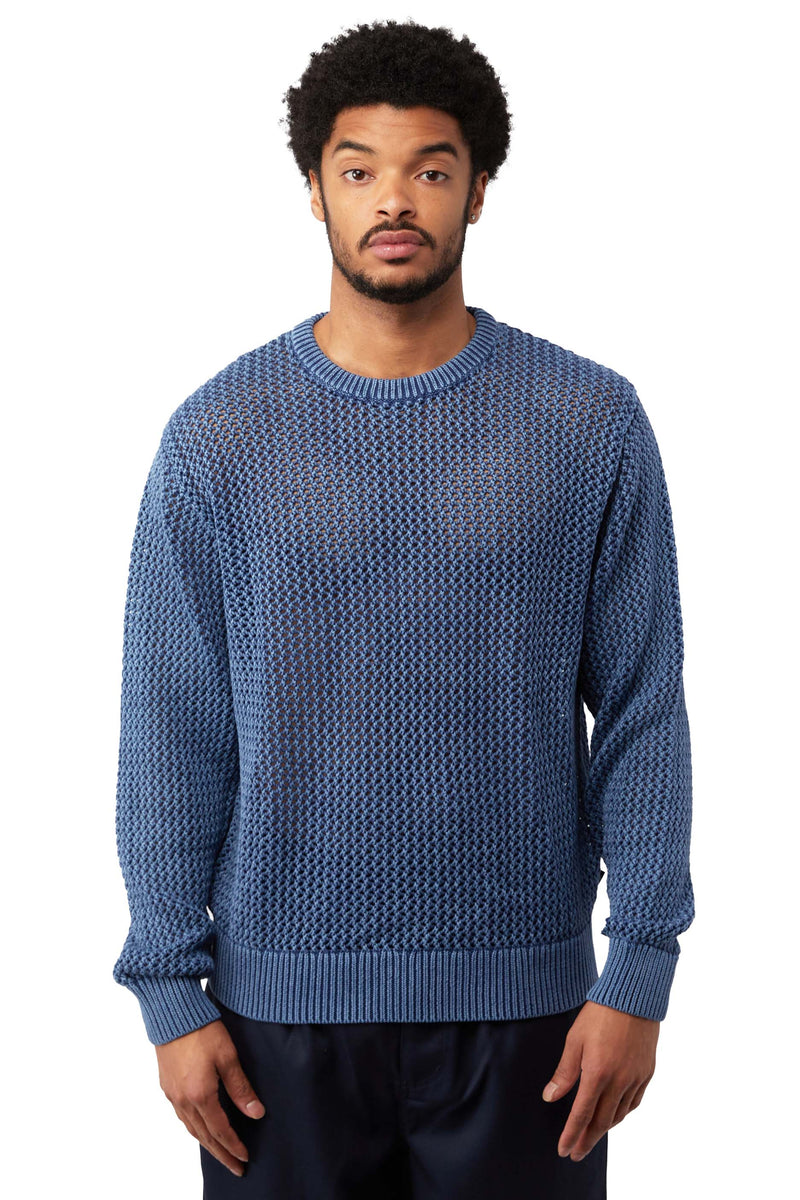 Stussy Pigment Dyed Loose Gauge Sweater | labiela.com