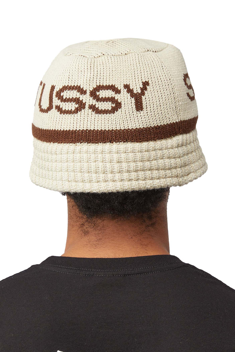 STUSSY JACQUARD KNIT BUCKET HAT バケットハット 帽子 ハット 帽子