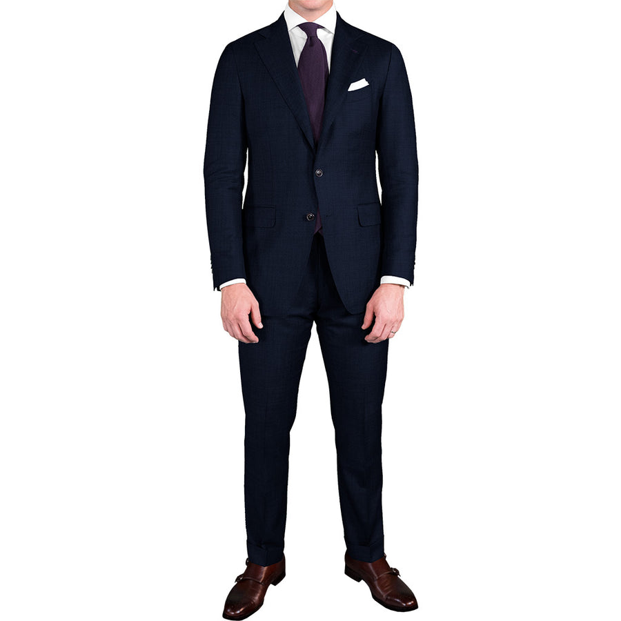 Navy Crispaire Suit - Beckett & Robb