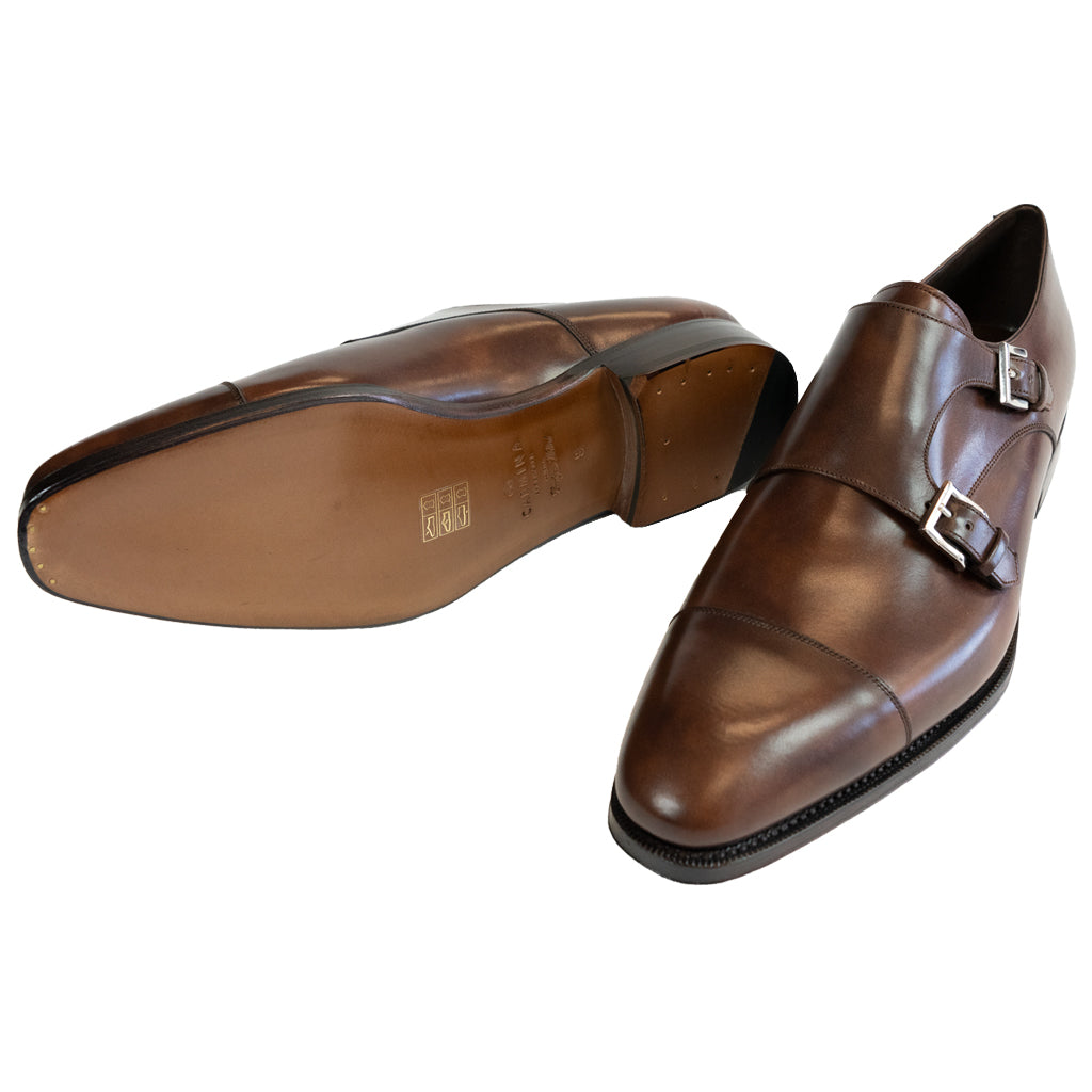 Carmina Brown Double Monk Strap - 80544 