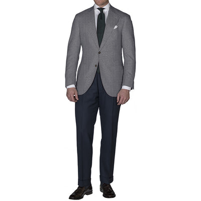 Grey Open Weave Sport Coat - Beckett & Robb