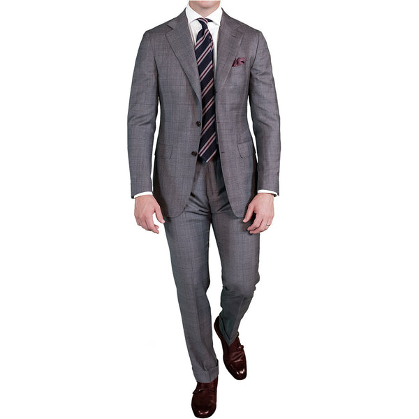 Light Grey Glen Plaid Suit | ubicaciondepersonas.cdmx.gob.mx