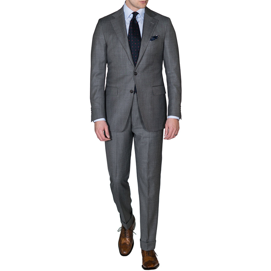 Grey Glen Check Suit - Beckett & Robb