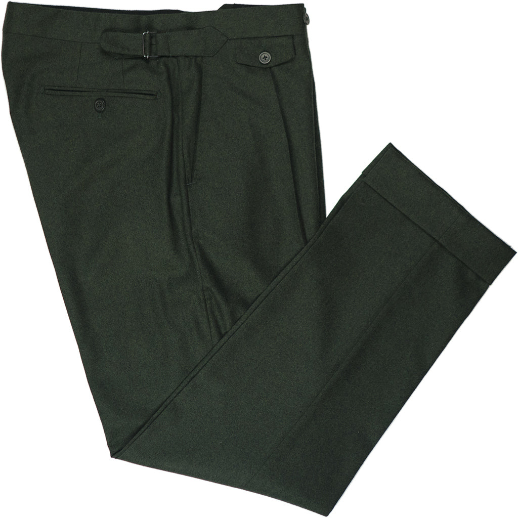 HUGO - Suit pants in melange stretch-wool flannel