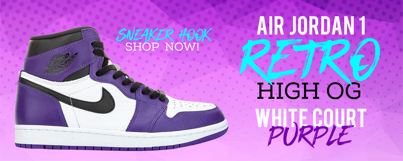 Jordan 1 Retro High Og White Court Purple Clothing To Match Sneakers Cap Swag