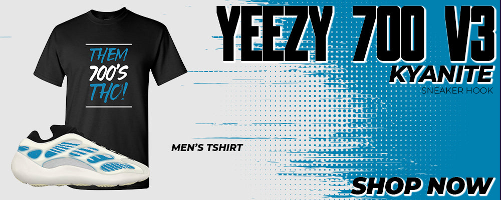 yeezy 700 v3 kyanite shirt