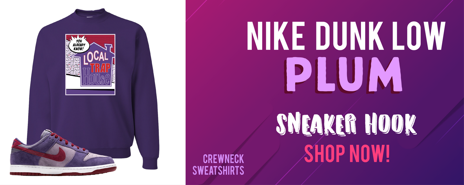 nike plum sweatshirt