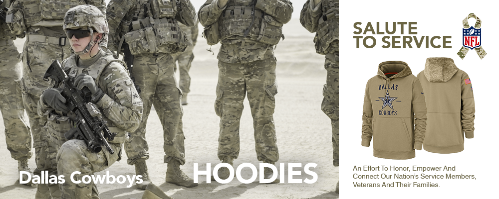 dallas cowboys salute the troops hoodie