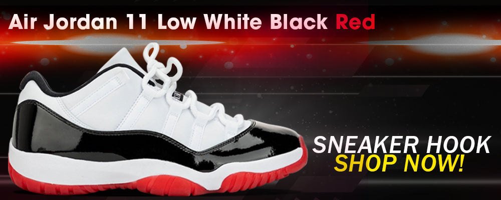  Jordan 11 Low White Black Red Clothing to match Sneakers | Clothing to match Air Jordan 11 Low White Black Red Shoes