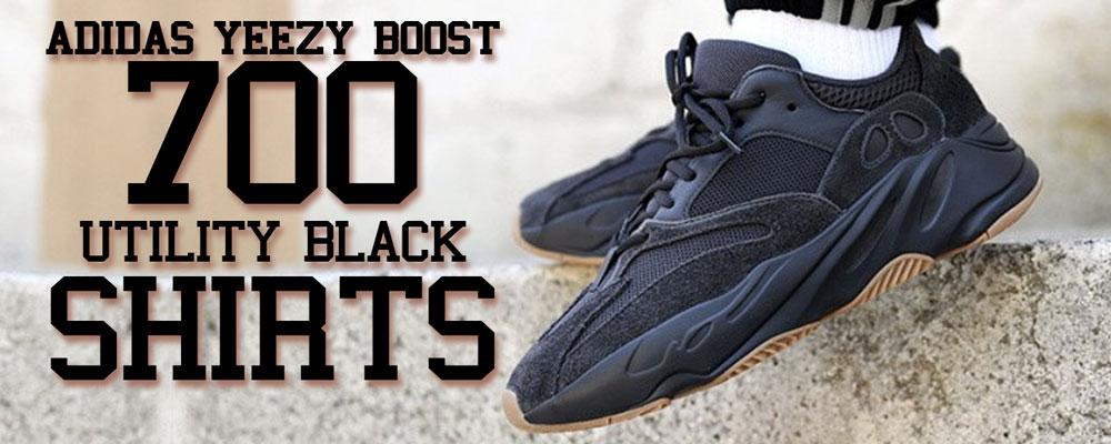 T-Shirts To Match Yeezy Boost 700 V2 Utility Black Sneakers