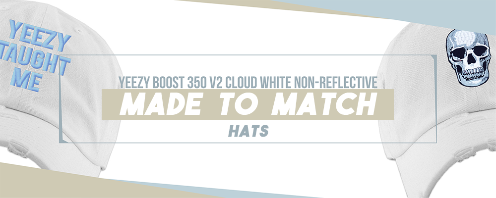 Hats To Match Yeezy Boost 350 V2 Cloud White Sneakers