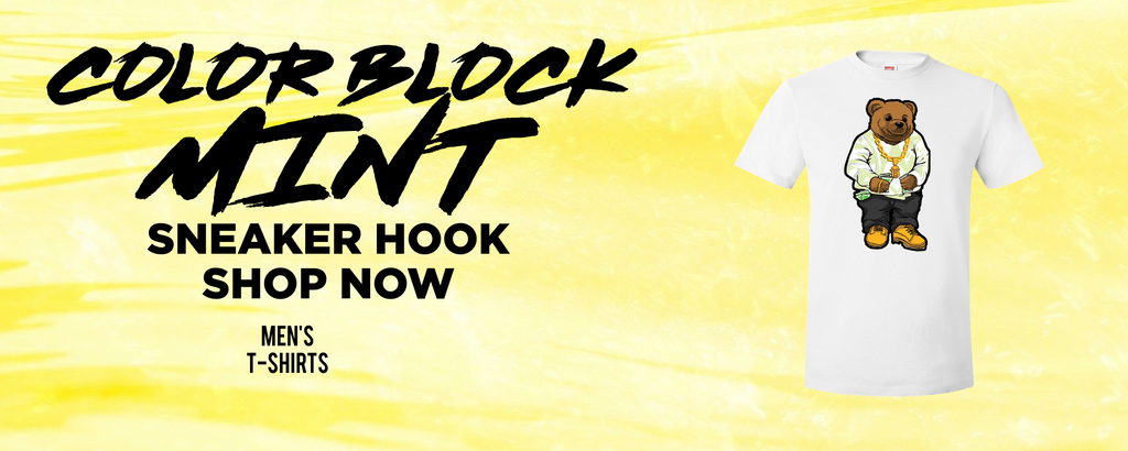 WMNS Color Block Mint 1s T Shirts to match Sneakers | Tees to match WMNS Color Block Mint 1s Shoes