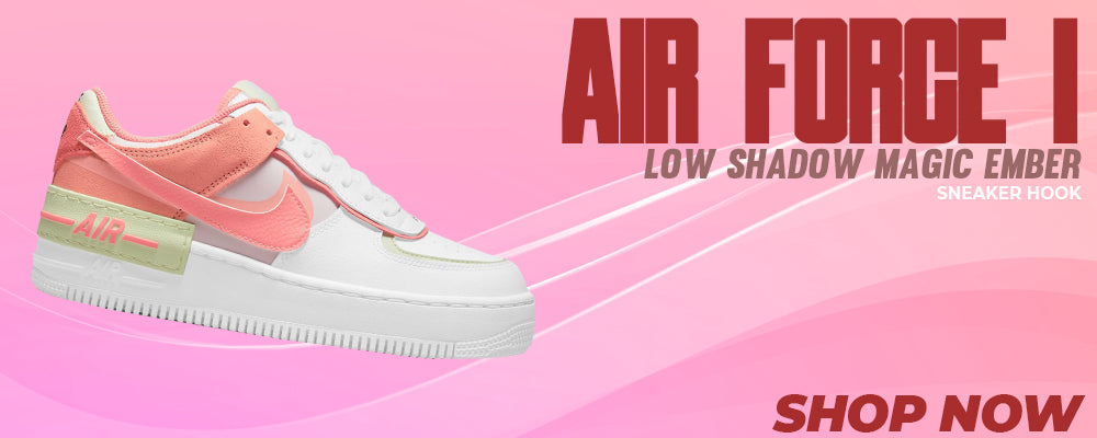 Air Force 1 Low Shadow Magic Ember Clothing to match Sneakers | Clothing to match Nike Air Force 1 Low Shadow Magic Ember Shoes