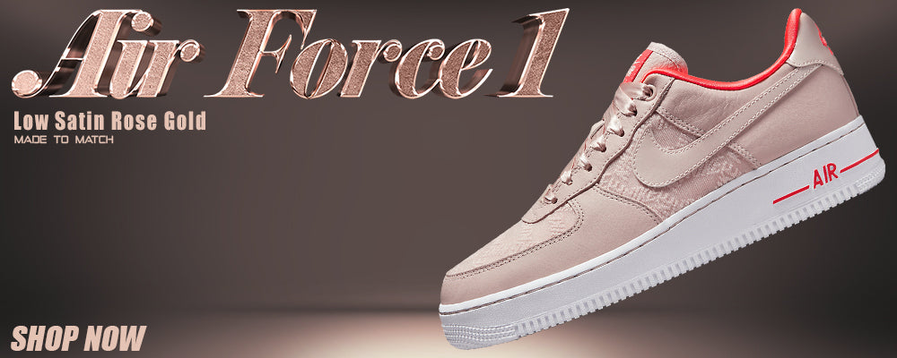 Satin Rose Gold Low AF1s Clothing to match Sneakers | Clothing to match Satin Rose Gold Low AF1s Shoes