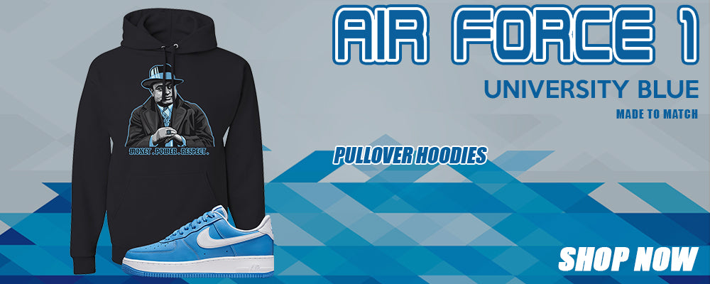 University Blue Low AF1s Pullover Hoodies to match Sneakers | Hoodies to match University Blue Low AF1s Shoes