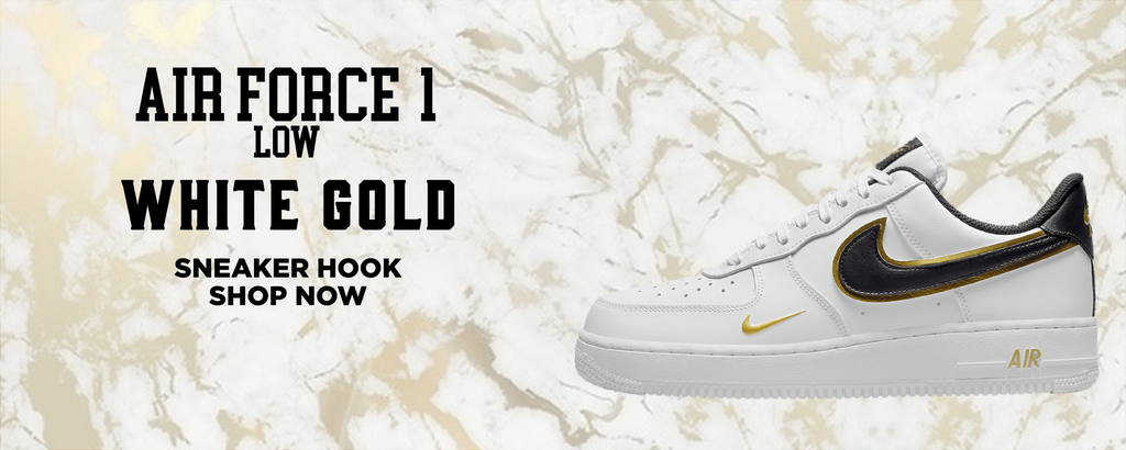 Air Force 1 Low White Gold Clothing to match Sneakers | Clothing to match Nike Air Force 1 Low White Gold Shoes