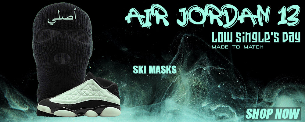 Single's Day Low 13s Ski Masks to match Sneakers | Winter Masks to match Single's Day Low 13s Shoes