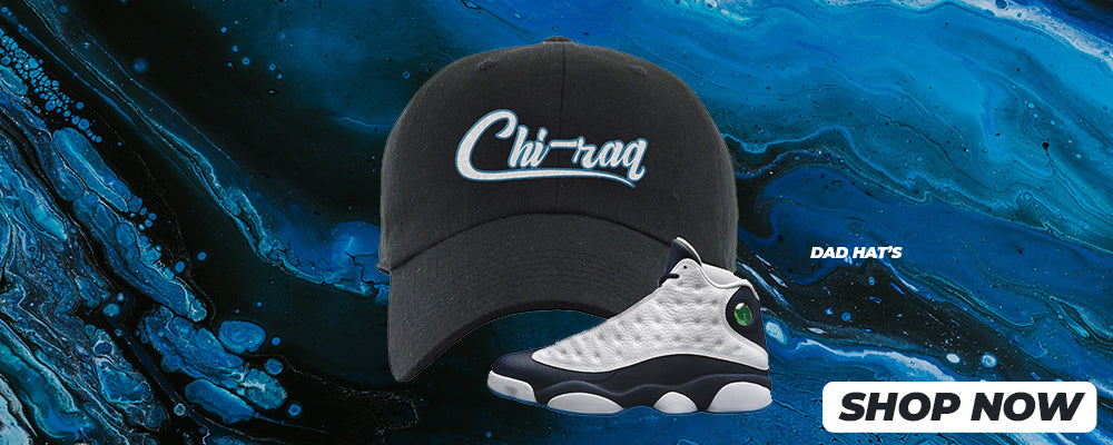 Obsidian 13s Dad Hats to match Sneakers | Hats to match Obsidian 13s Shoes