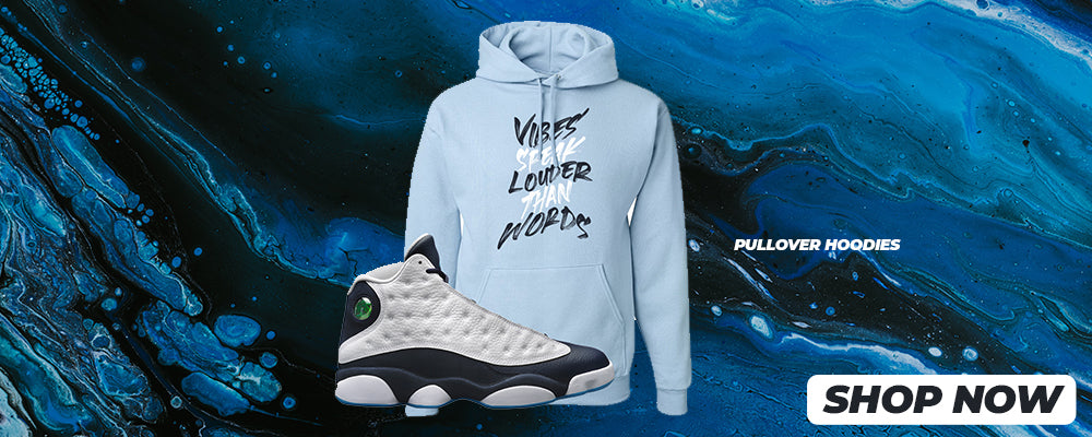 Obsidian 13s Pullover Hoodies to match Sneakers | Hoodies to match Obsidian 13s Shoes