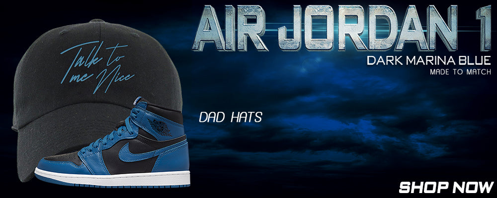 Dark Marina Blue 1s Dad Hats to match Sneakers | Hats to match Dark Marina Blue 1s Shoes