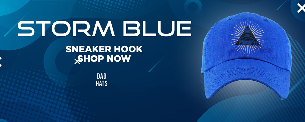 KO Storm Blue 1s Dad Hats to match Sneakers | Hats to match KO Storm Blue 1s Shoes