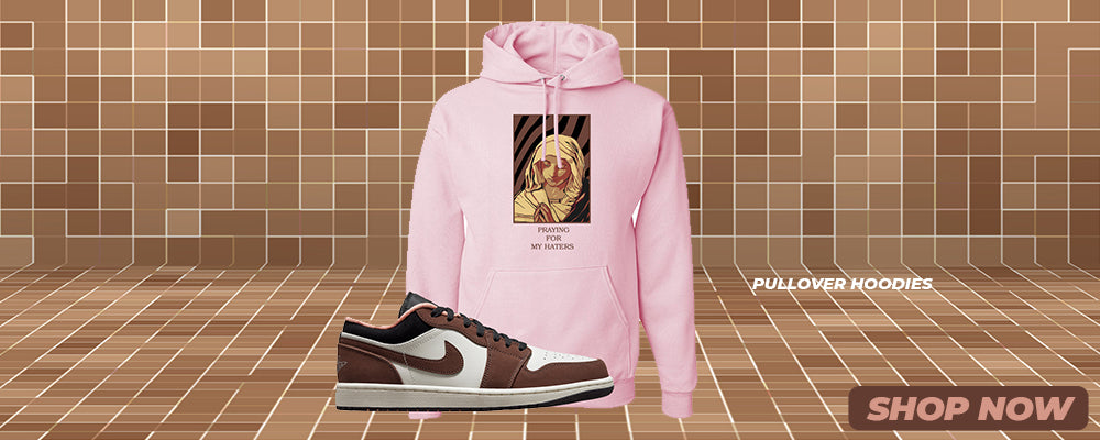 Mocha Low 1s Pullover Hoodies to match Sneakers | Hoodies to match Mocha Low 1s Shoes