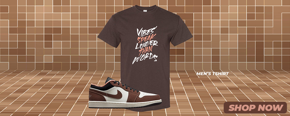 Mocha Low 1s T Shirts to match Sneakers | Tees to match Mocha Low 1s Shoes