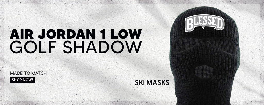 Shadow Golf Low 1s Ski Masks to match Sneakers | Winter Masks to match Shadow Golf Low 1s Shoes