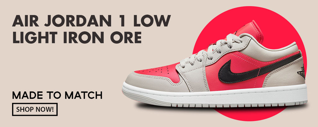 Light Iron Ore Low 1s Clothing to match Sneakers | Clothing to match Light Iron Ore Low 1s Shoes