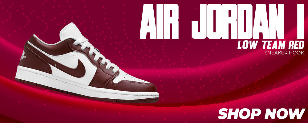 Air Jordan 1 Low Team Red Clothing to match Sneakers | Clothing to match Nike Air Jordan 1 Low Team Red Shoes