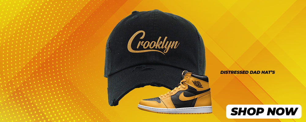 Pollen 1s Distressed Dad Hats to match Sneakers | Hats to match Pollen 1s Shoes