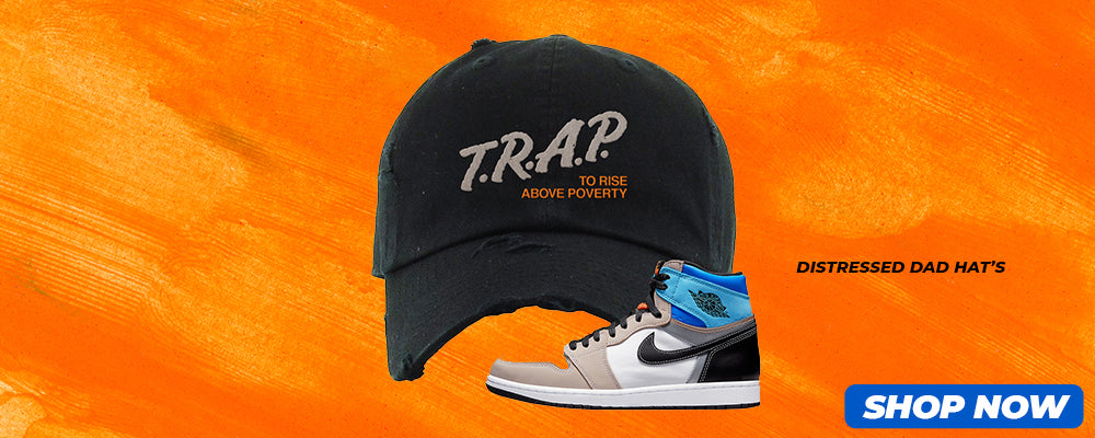 Prototype 1s Distressed Dad Hats to match Sneakers | Hats to match Prototype 1s Shoes