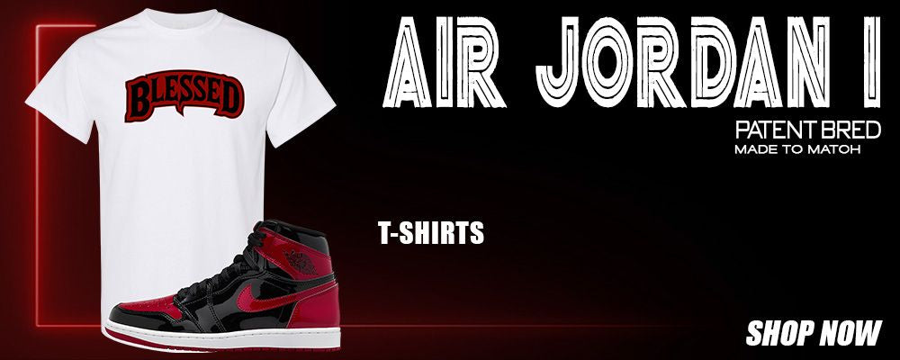 Patent Bred 1s T Shirts to match Sneakers | Tees to match Patent Bred 1s Shoes