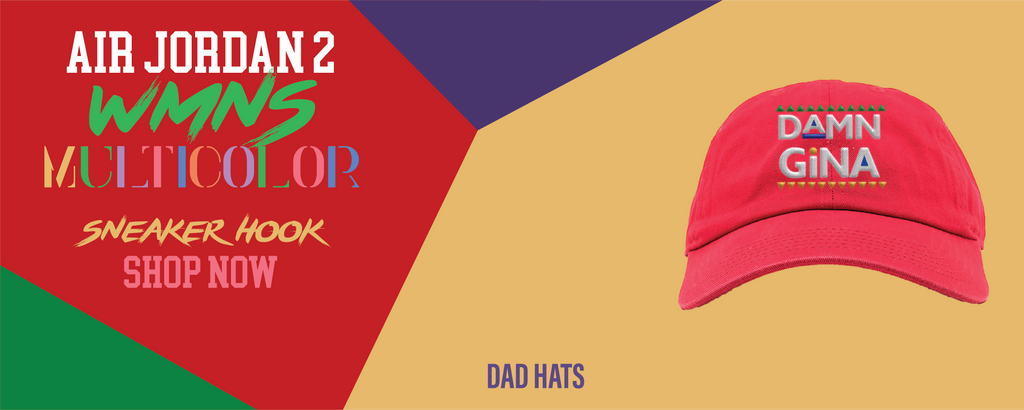  Jordan 2 WMNS Multicolor Dad Hats to match Sneakers | Hats to match Air Jordan 2 WMNS Multicolor Shoes