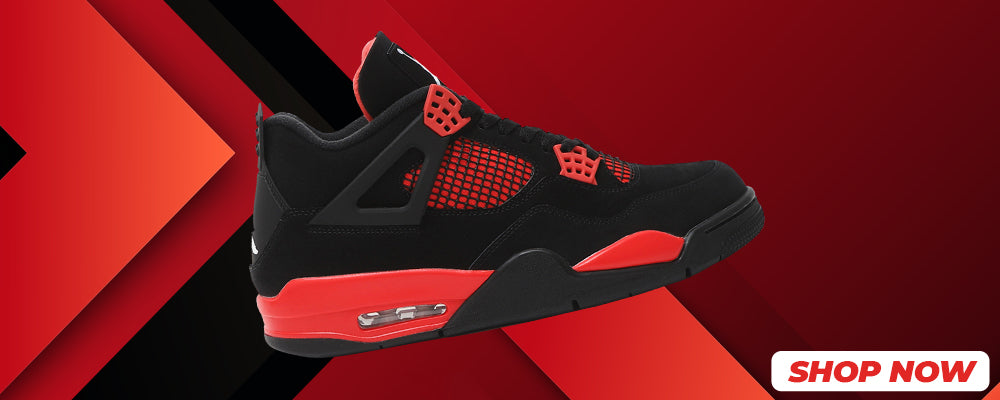 Red Thunder 4s Clothing to match Sneakers | Clothing to match Red Thunder 4s Shoes