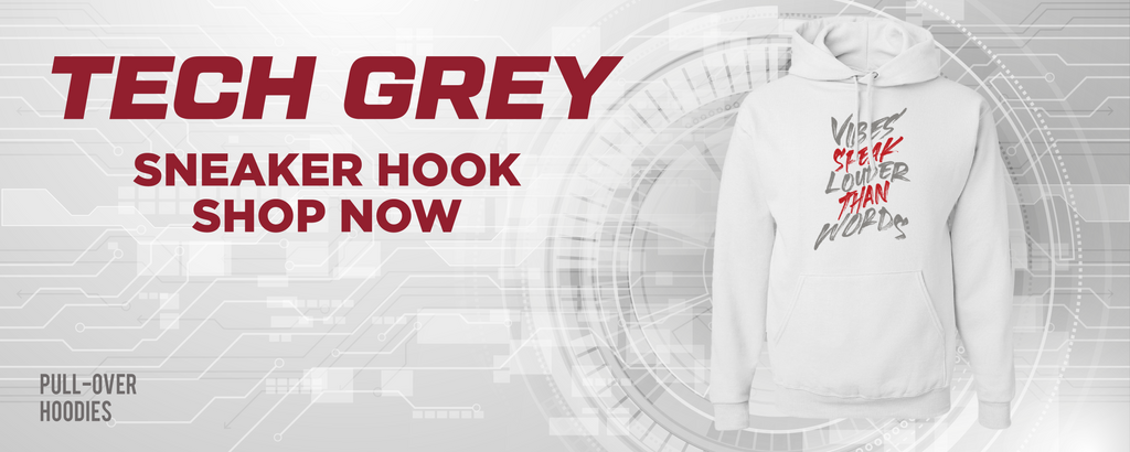 Tech Grey 4s Pullover Hoodies to match Sneakers | Hoodies to match Tech Grey 4s Shoes