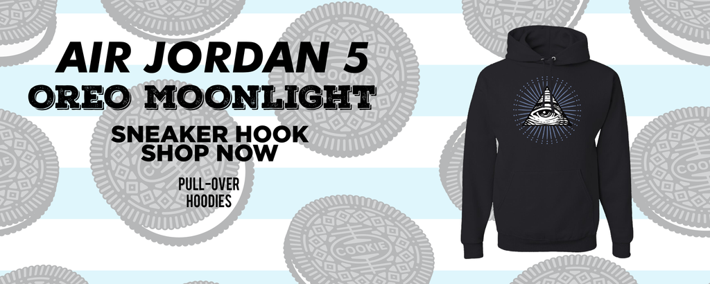 Oreo Moonlight 5s Pullover Hoodies to match Sneakers | Hoodies to match Oreo Moonlight 5s Shoes