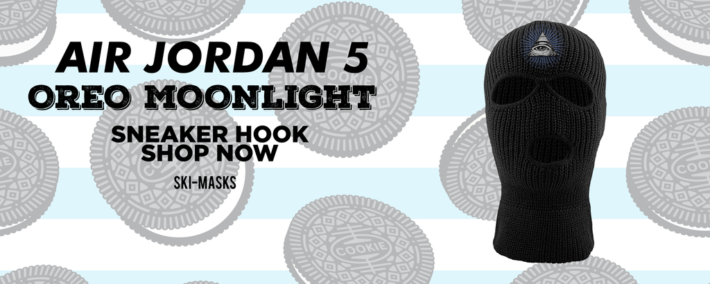 Oreo Moonlight 5s Ski Masks to match Sneakers | Winter Masks to match Oreo Moonlight 5s Shoes