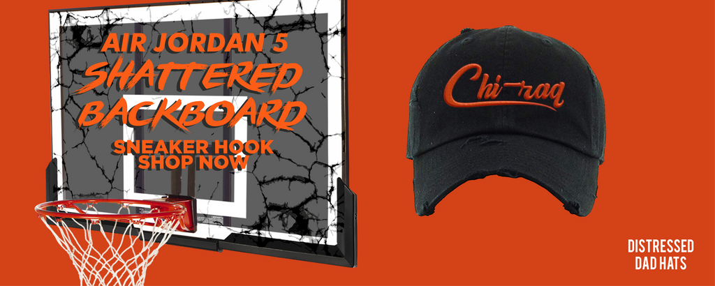 Shattered Backboard 5s Distressed Dad Hats to match Sneakers | Hats to match Shattered Backboard 5s Shoes