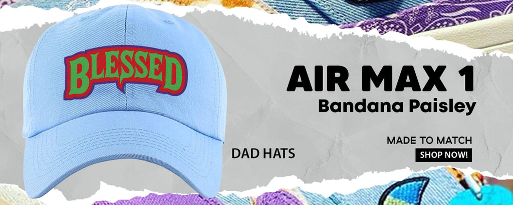 Bandana Paisley Max 1s Dad Hats to match Sneakers | Hats to match Bandana Paisley Max 1s Shoes