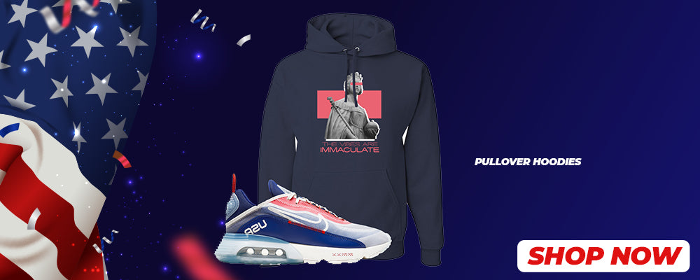Team USA 2090s Pullover Hoodies to match Sneakers | Hoodies to match Team USA 2090s Shoes