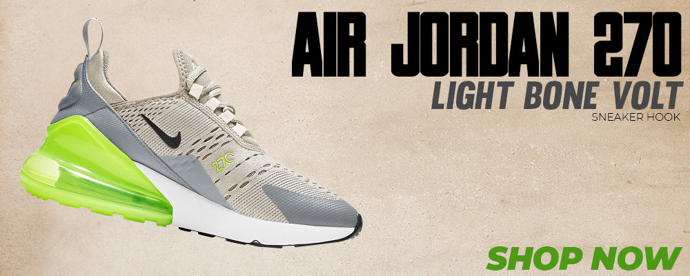 Air Max 270 Light Bone Volt Clothing to match Sneakers | Clothing to match Nike Air Max 270 Light Bone Volt Shoes