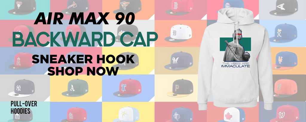 Air Max 90 Backward Cap Pullover Hoodies to match Sneakers | Hoodies to match Nike Air Max 90 Backward Cap Shoes