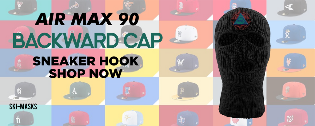 Air Max 90 Backward Cap Ski Masks to match Sneakers | Winter Masks to match Nike Air Max 90 Backward Cap Shoes