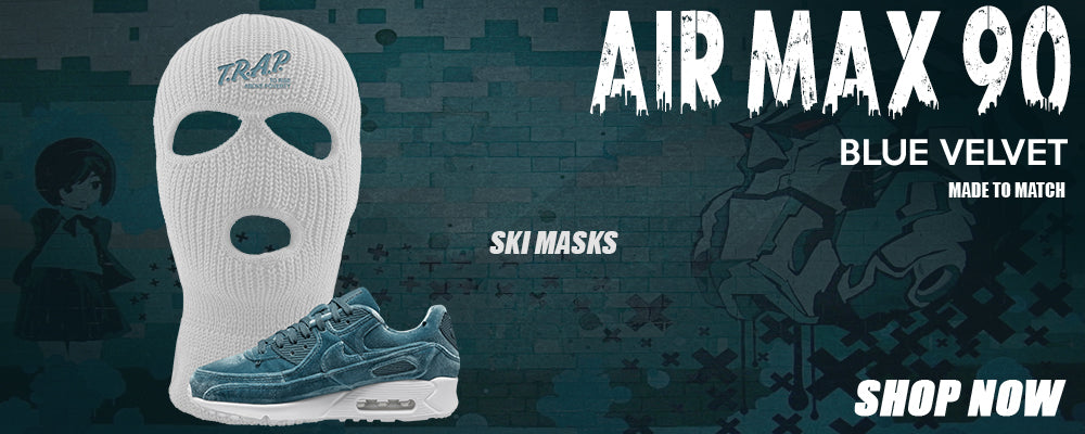 Blue Velvet 90s Ski Masks to match Sneakers | Winter Masks to match Blue Velvet 90s Shoes