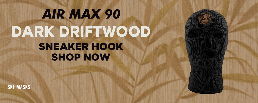 Air Max 90 Dark Driftwood Ski Masks to match Sneakers | Winter Masks to match Nike Air Max 90 Dark Driftwood Shoes